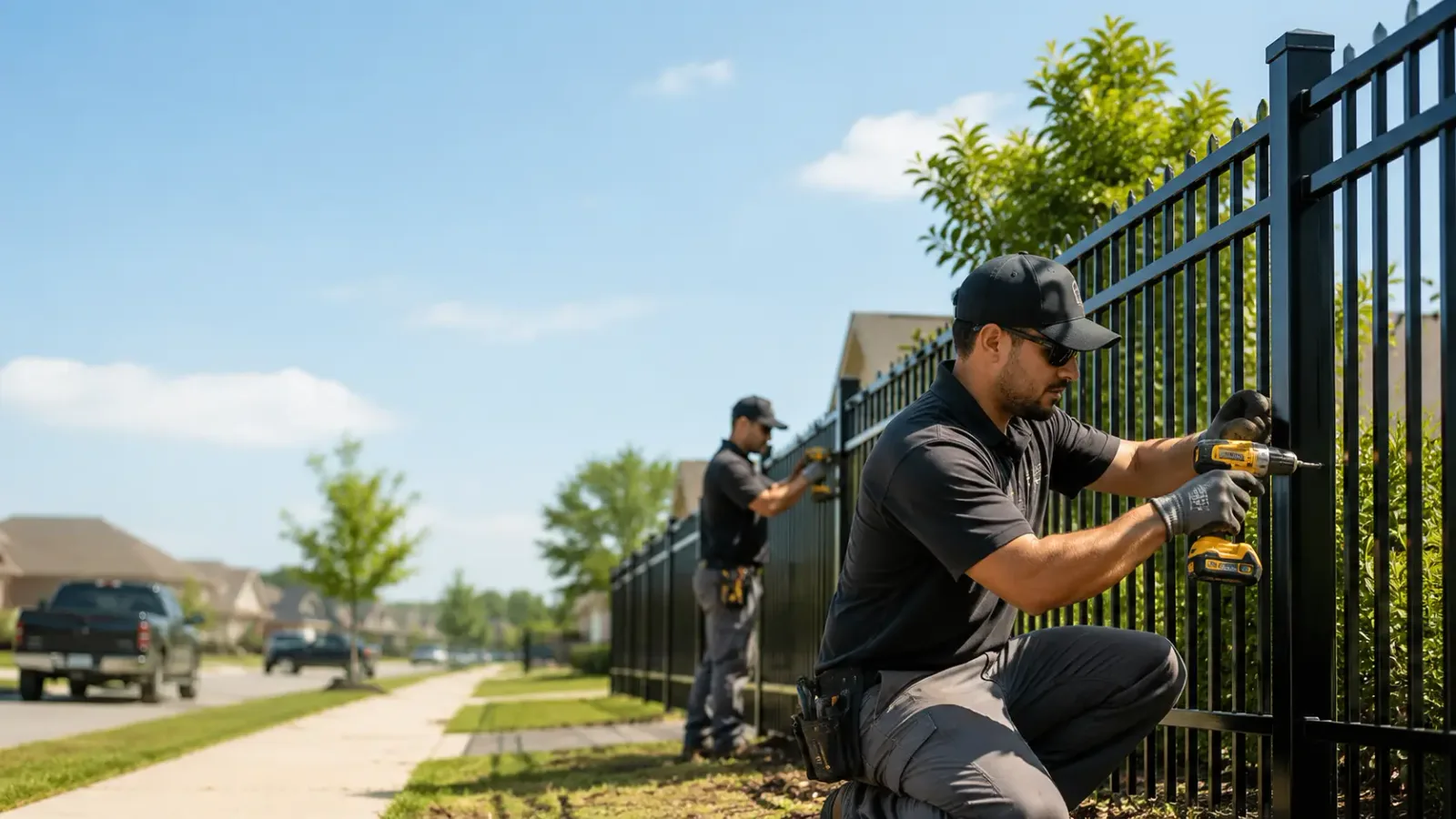Metal Fence Installation in White Cloud, MI